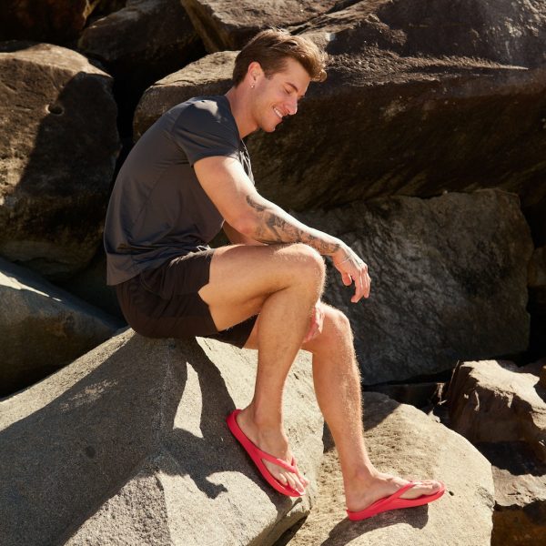 Arch Support Flip Flops - Classic - Coral