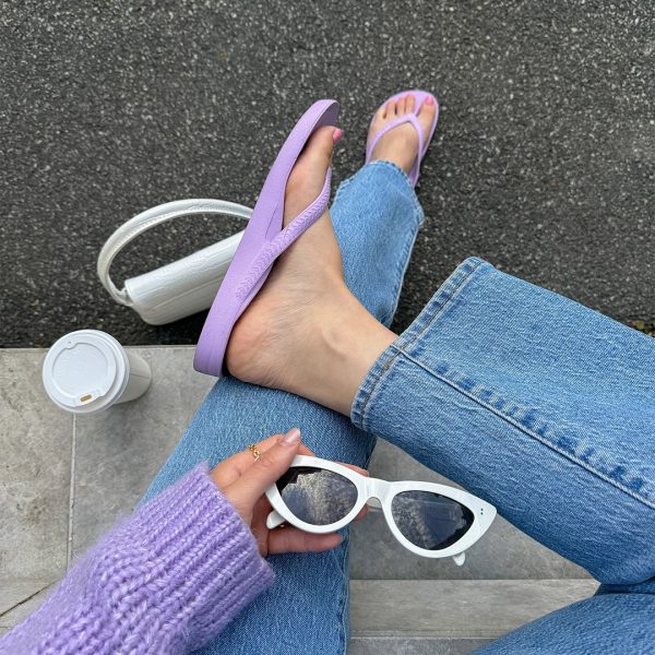 Arch Support Flip Flops - Classic - Lilac